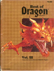 Best of Dragon Magazine Vol. III