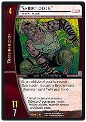 Sabretooth, Feral Rage - Unlimited Edition