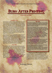 Burn after Printing