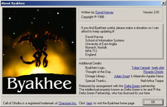 Byakhee CoC Character Generator