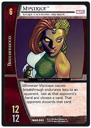 Mystique, Shape-Changing Assassin - Unlimited Edition - Foil