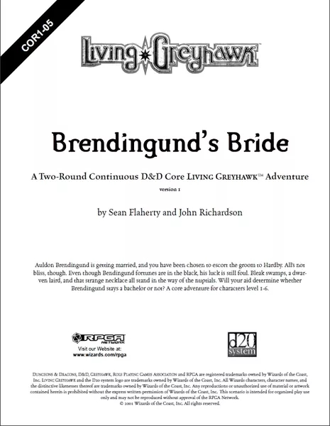 COR1-05: Brendingunds Bride