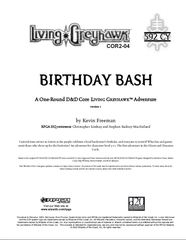 COR2-04: Birthday Bash