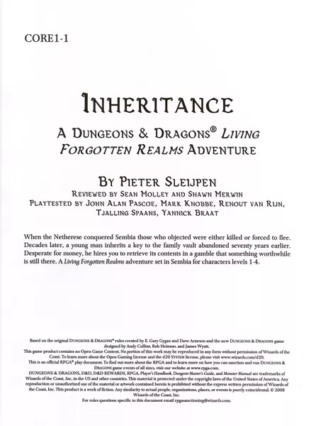 CORE1-1: Inheritance