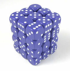 25807 36 Opaque Purple w/White Spots D6