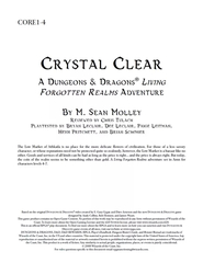 CORE1-4: Crystal Clear