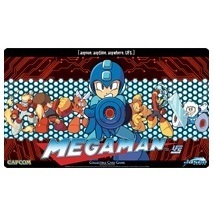 UFS Megaman Playmat Universal Fighting System CCG Mega Man Play Mat Cast