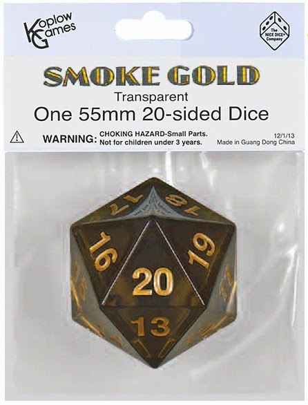 Jumbo Spindown D20 55mm Smoke w/Gold