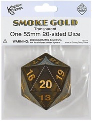 Jumbo Spindown D20 55mm Smoke w/Gold