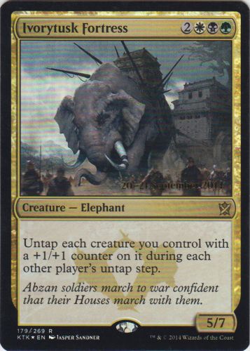 Ivorytusk Fortress Foil - Prerelease Promo