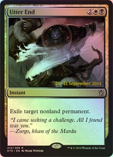 Utter End - Foil - Prerelease Promo