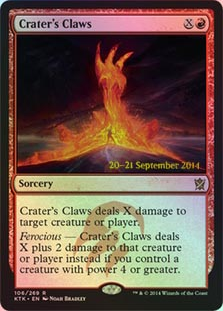 Craters Claws - Foil - Prerelease Promo