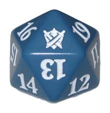 Magic Spindown Die - Khans of Tarkir - Blue