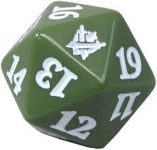 Magic Spindown Die - Khans of Tarkir - Green