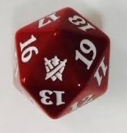 Magic Spindown Die - Khans of Tarkir - Red