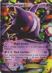 Gengar-EX - 34/119 - XY Phantom Forces Rare Holo EX