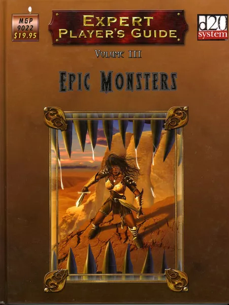 Expert Players Guide Volume III: Epic Monsters