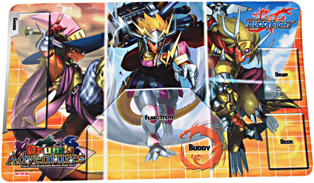 Future Card Buddyfight Drum's Adventure Playmat