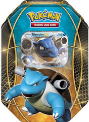 Pokemon EX Power Trio Tin Blastoise -- 2016 VERSION