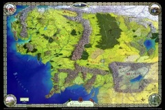 Lord of the Rings Poster Map