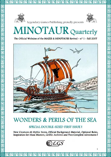 Minotaur (Issue 01 - Fall 2007)