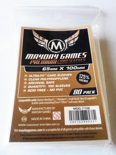 80 ct Magnum Ultra-Fit 7 Wonders Card Sleeves - Premium 65x100mm