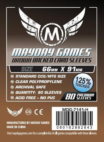 80 ct MTG Pro Card Sleeves - Brown