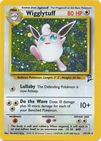 Wigglytuff - 19/130 - Holo Rare - Unlimited Edition