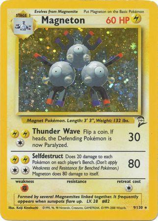 Magneton - 9/130 - Holo Rare - Unlimited Edition