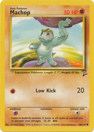 Machop - 78/130 - Common - Unlimited Edition