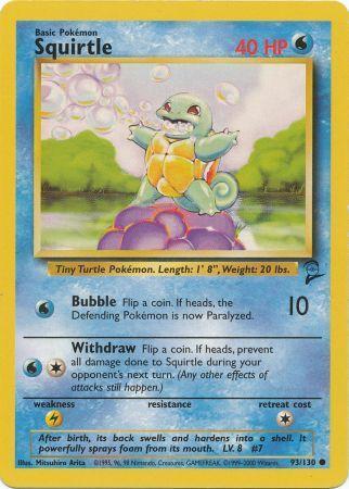 Squirtle - 93/130 - Common - Unlimited Edition