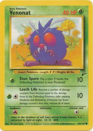 Venonat - 97/130 - Common - Unlimited Edition