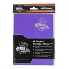 4 Pocket Trading Card Album – Matte Purple