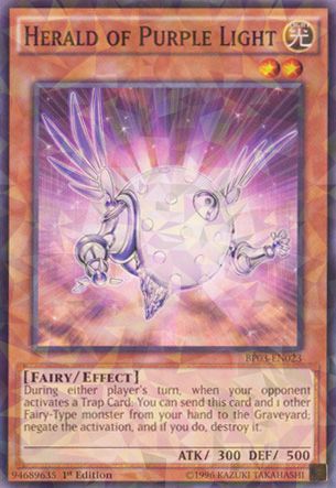 Herald of Purple Light - BP03-EN023 - Shatterfoil - Unlimited Edition