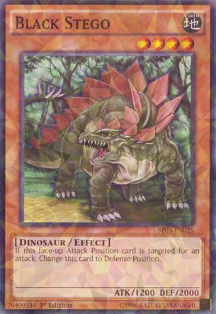 Black Stego - BP03-EN025 - Shatterfoil - Unlimited Edition