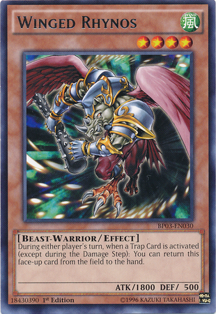 Winged Rhynos - BP03-EN030 - Rare - Unlimited Edition