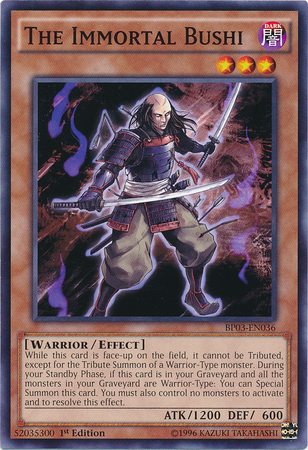 The Immortal Bushi - BP03-EN036 - Common - Unlimited Edition