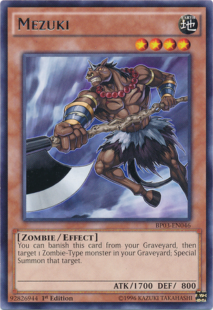 Mezuki - BP03-EN046 - Rare - Unlimited Edition