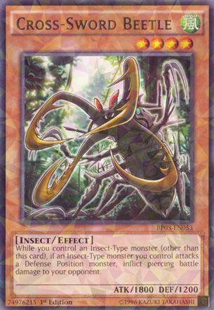 Cross-Sword Beetle - BP03-EN053 - Shatterfoil - Unlimited Edition