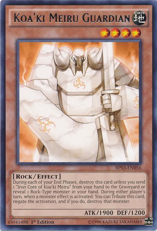 Koaki Meiru Guardian - BP03-EN056 - Rare - Unlimited Edition
