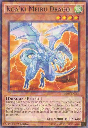 Koaki Meiru Drago - BP03-EN057 - Shatterfoil - Unlimited Edition