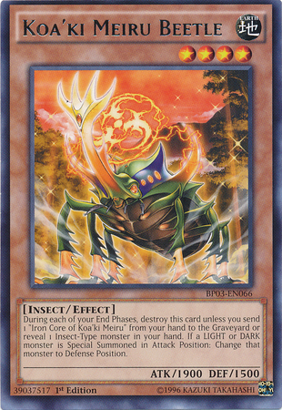 Koaki Meiru Beetle - BP03-EN066 - Rare - Unlimited Edition