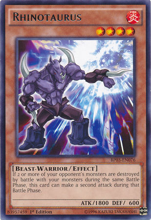 Rhinotaurus - BP03-EN076 - Rare - Unlimited Edition