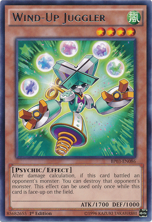 Wind-Up Juggler - BP03-EN086 - Rare - Unlimited Edition