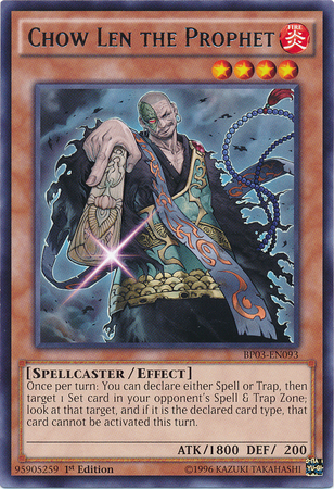 Chow Len the Prophet - BP03-EN093 - Rare - Unlimited Edition
