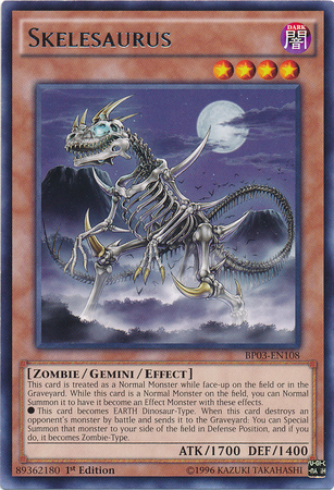 Skelesaurus - BP03-EN108 - Rare - Unlimited Edition