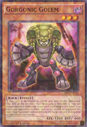 Gorgonic Golem - BP03-EN110 - Shatterfoil - Unlimited Edition