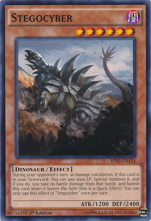 Stegocyber - BP03-EN114 - Common - Unlimited Edition