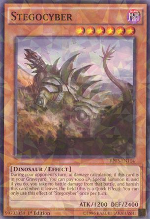 Stegocyber - BP03-EN114 - Shatterfoil - Unlimited Edition