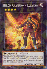 Heroic Champion - Kusanagi - BP03-EN125 - Shatterfoil - Unlimited Edition